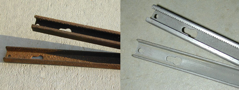 rust on rails removed with evapo-rust