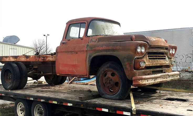 Evapo Rust Gel on Rusted Vertical Surfaces